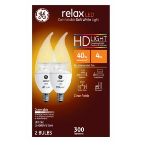 Current Ge 2Pk 4W Sw Cac Bulb 31384